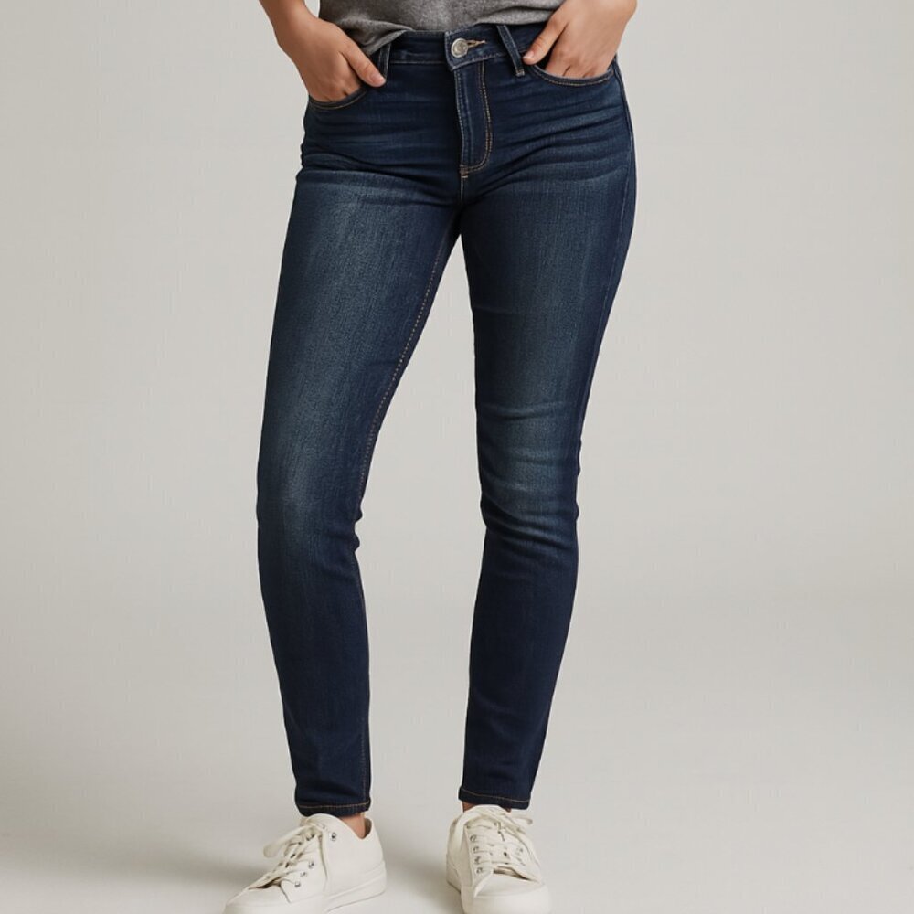 Navy Blue Women's Skinny Jeans